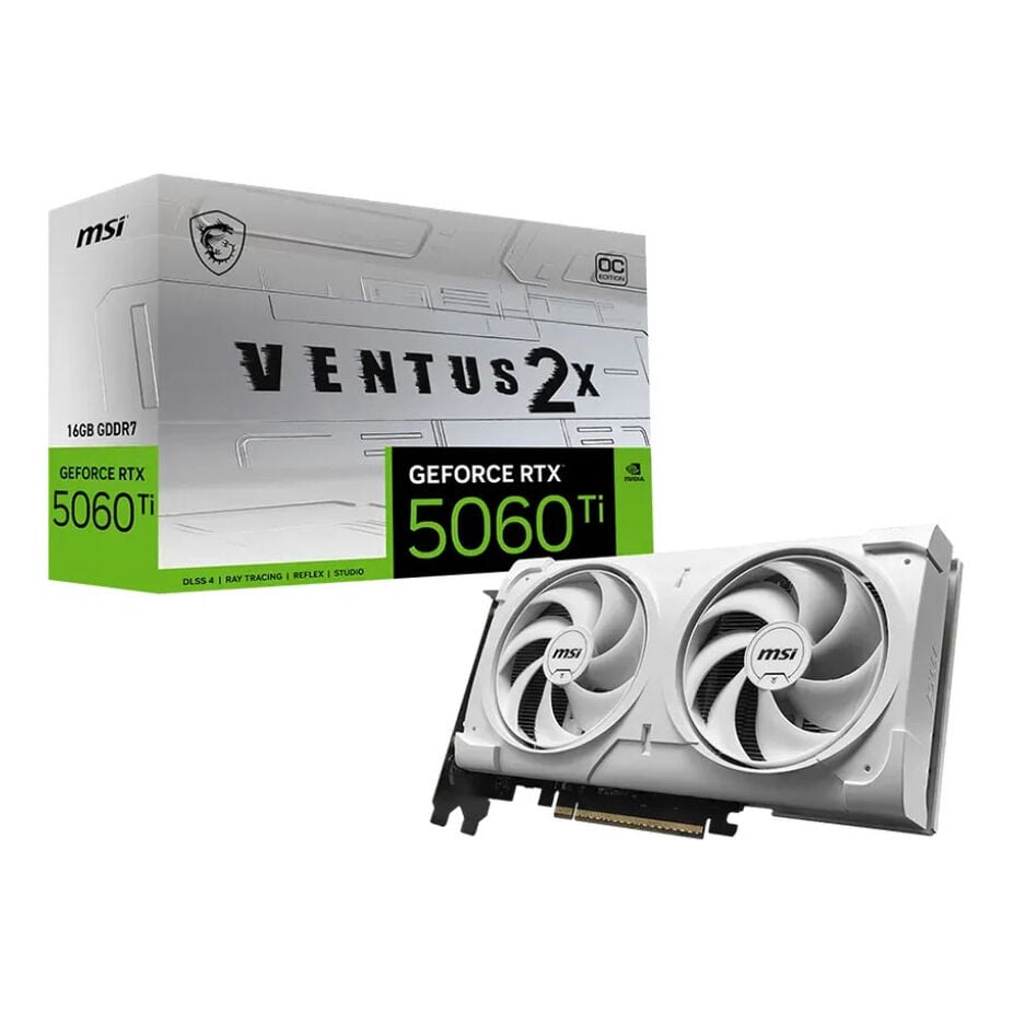 GeForce RTX 5060 Ti VENTUS 2X OC WHITE 16G, Grafikkarte